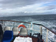 20-knot crosswinds and 8-foot swells