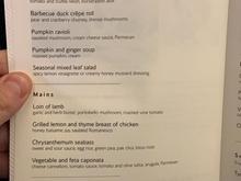 Menu From  FIRST back from Shanghai on the 1.55am departure. 
