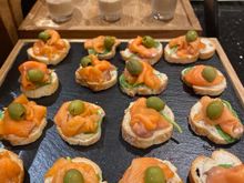 Executive lounge evening hors d'oeuvres