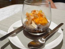 Coconut sago mango pineapple. 