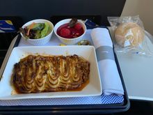  BA649 CFU-LHR today.  Shepherd's Pie , Fairly tasty. 