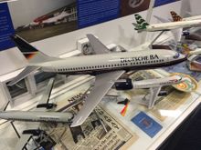 Models of historic BA planes. 