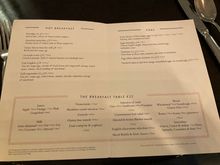 DEC 2022 breakfast menu at the Galvin Brothers Grill restaurant

PS: for those that have a breakfast inclusive rate: they may order room service breakfast free of charge + only subject to tray delivery charge  : source:  first hand information from reception