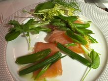 This Balik salmon appetizer was amazing.  Easily the best starter I’ve had on BA ever and miles better than the last avacado with sprinkle of chopped salmon dish  