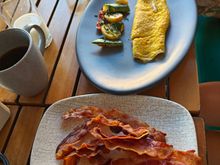 Elite basic breakfast (bacon was extra)