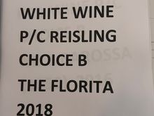 QF2 wine menu