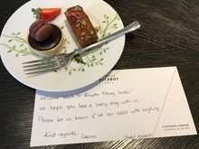 Welcome amenity : we got daily a plate of sweets during turndown