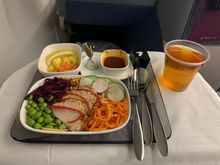 Delta: pre-arrival meal with two choices - no changes here. 