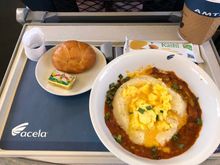 Creole Breakfast - Lots of flavor and served hot.