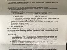 Club welcome letter