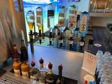 Alcohol on offer (+ wines, cava, beer) - self service
