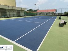 Lawn tennis Clay Court- They do provide racquet & Balls