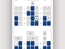 Seat Map - CDG-ICN - Business