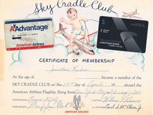 Celebrating my 65th Anniversary of my first AA flight.