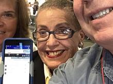 We had the pleasure of meeting Annie either this morning or yesterday morning while waiting to fly out.  

She wanted everyone (and her boss) to know that she now carries around a high tech thing.  She even bought a stylus for it!  (frankly, I never saw her use it tho.  she mostly looked at papers that she had in her pocket.)
