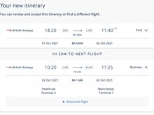Automated re-booking. Just need a Tardis on arrival to make my connecting flight.