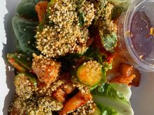 Shrimp lettuce wraps had a good hot/spice kick. Liked them.