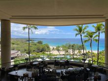 View of the Ocean from the Lobby.