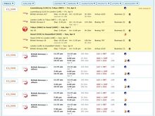 BA sale LUX - Asia - German Cities