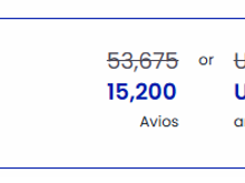 Initial booking screen