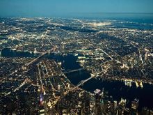 Lower Manhattan on approach to LGA - 2/22/22