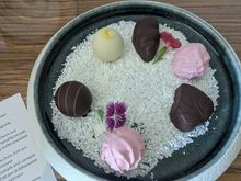 Welcome gift of chocolates in room