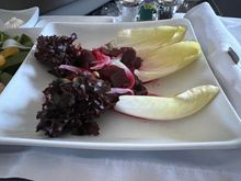 Beet poke - edamame and pickled onions.  Beets with endive were very good.

