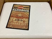 The cooler and an instruction booklet. 
