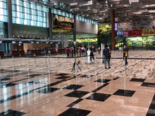 Check-in area