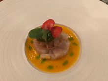 1st course: 
- kingfish