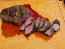 Last night’s tri-tip. That’s how I like it. 