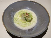 There is a scallop hidden beneath 