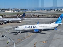 This photo was taken from the Sky Terrace, which is open from Friday - Sunday.  You get an excellent view of planes taking off on the N/W runway.