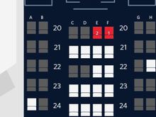 Delta DL40 SYD-LAX Premium Select seating chart