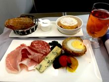 Scotch Egg platter snack (Rose Champagne for New Years)