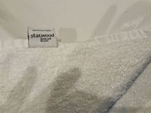 This towel showed the Starwood label. I liked it, good memories of Starwood. 