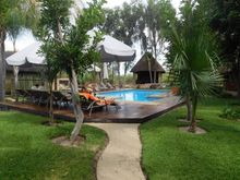 The swimming pool