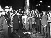 Postcards were printed commemorating lynchings 