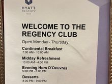 Current club lounge hours 