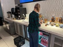 The Club MSY beverage station
