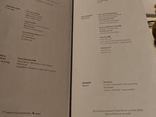 Menu for breakfast, lunch and dinner. Yes, that was all.