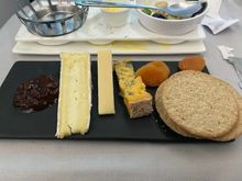 Cheese- To give BA credit I’m
Always impressed with their Cheeseboard 