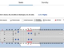 New Flight Status page and there are seats that are Perm Block? Is that new? 