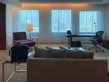 I stayed in January for ten night. I booked a Club Intercontinental King and was upgraded to a suite. In the Club the sparkling wine was the very palatable South African wine discussed above but on four of the nights they served us Tattinger.