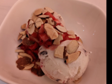 Great toppings on the ice cream!