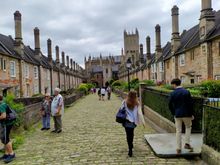 The Vicars Close in Wells, the oldest continually inhabited street in Europe, which I went up and down several times a day when I was at the Cathedral School 