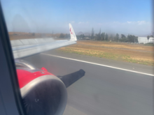Landing at SCL