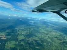 westbound over the Blue Ridge

