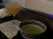I started off the breakfast service with some of their special Fuji Apple juice, and a Miyazaki Sencha tea. I had a cup of matcha (not pictured) that was equally good shortly afterwards. 
