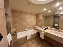 Bathroom (there’s a shower stall to the left that I didn’t get in my picture) 